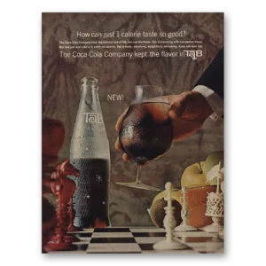 1964 Tab Print Ad | Just 1 Calorie