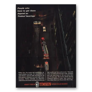 1964 Timken Roller Bearings Print Ad | Get There