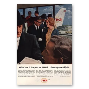 1964 TWA Airlines Print Ad | Justgreat Flight