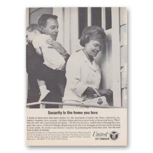 1964 United of Omaha Print Ad | Security