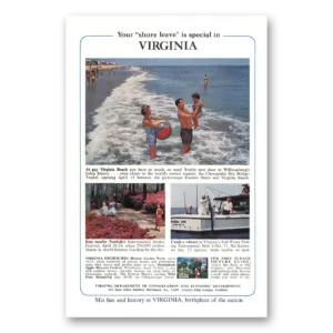 1964 Virginia Print Ad | Shore Leave