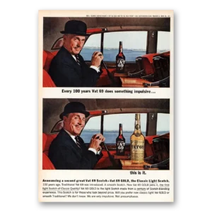 1964 VAT69 Print Ad | 100 Years
