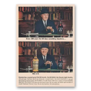 1964 VAT69 Print Ad | Every 100 Years