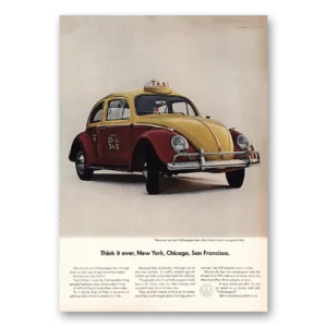 1964 Volkswagen Beetle Print Ad | Think It Over