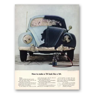 1964 Volkswagen Beetle Print Ad | Make 54
