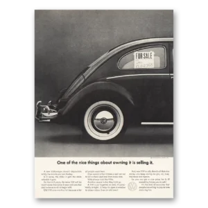 1964 Volkswagen Beetle Print Ad | Nice Things