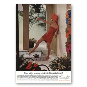 1964 Wamsutta Mills Print Ad | Bright New Day