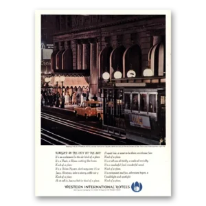 1964 Western International Hotels Print Ad | City By Bay