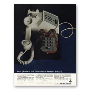 1964 Western Electric Print Ad | Phone Future