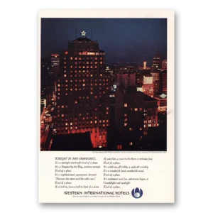 1964 Western International Hotels Print Ad | San Francisco