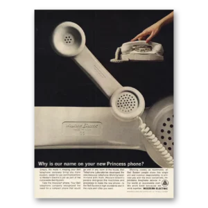 1964 Western Electric Print Ad | Princess Phone