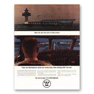 1964 Westinghouse Print Ad | Dulles Airport