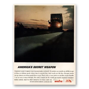 1964 White Trucks Print Ad | Secret Weapon
