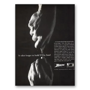 1964 Zenith Television Print Ad | Build Tv Hand