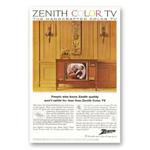 1964 Zenith Television Print Ad | Valencia