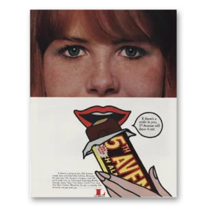 1965 5th Avenue Candy Bar Print Ad | Smile In You