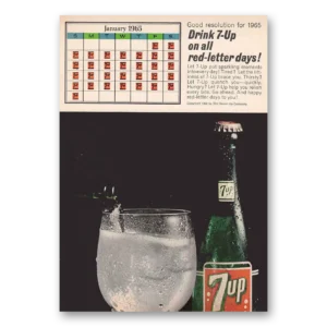 1965 7Up Print Ad | Red Letter Days