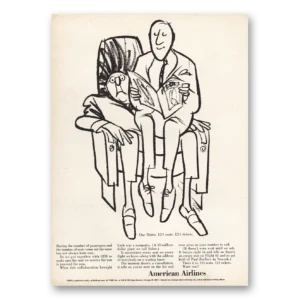 1965 American Airlines Print Ad | Our Motto 124 Seats