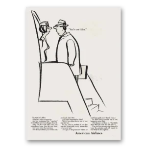 1965 American Airlines Print Ad | Not Alice