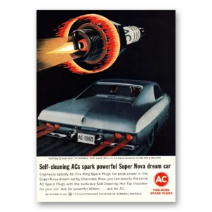 1965 AC Spark Plugs Print Ad | Super Nova