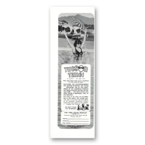 1965 Tucson Arizona Print Ad | Pool Tucson Time