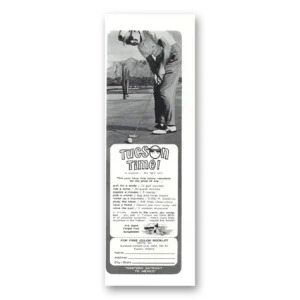 1965 Tucson Arizona Print Ad | Time Golf
