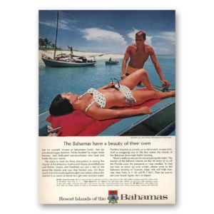 1965 Bahamas Print Ad | Beauty Of Their Own