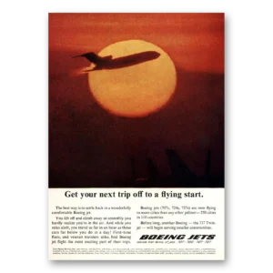 1965 Boeing Jets Print Ad | Flying Start
