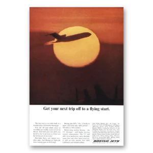 1965 Boeing Print Ad | Next Trip Flying Start