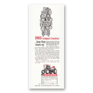 1965 Bolens Tractors Print Ad | Compact Tractors