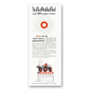 1965 Bolens Estate Keeper Tractor Print Ad | Compact Tractor