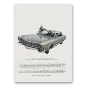 1965 Buick Riviera Print Ad | People Think You're Younger
