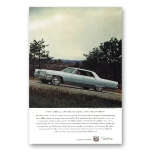 1965 Cadillac Print Ad | Say Great
