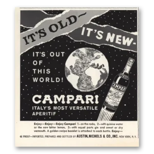 1965 Campari Print Ad | Out Of This World