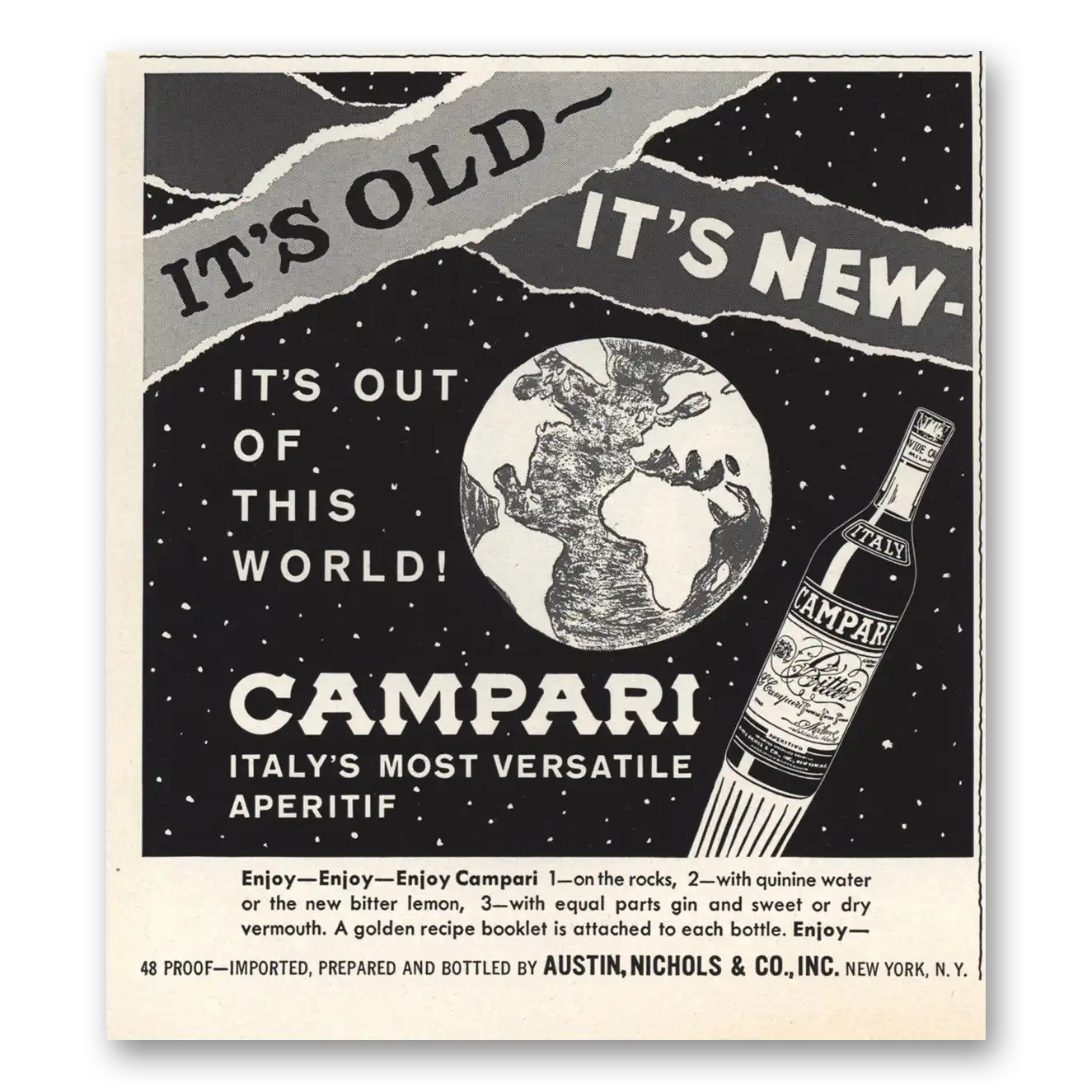 1965 Campari Print Ad | Out Of This World