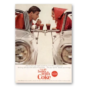 1965 Coca Cola Print Ad | Something More