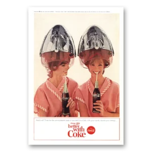 1965 Coca Cola Print Ad | Hair Dryers
