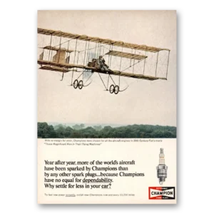 1965 Champion Spark Plugs Print Ad | Magnificent Men
