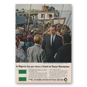 1965 Chase Manhattan Bank Print Ad | Nigeria