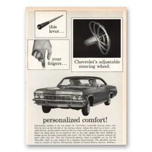 1964 Chevrolet Print Ad | Steering Wheel