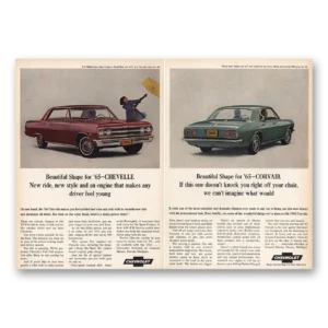 1965 Chevrolet Chevelle Print Ad | Beautiful Shape