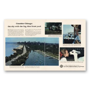 1965 First National Bank of Chicago Print Ad | Big Blue Yard