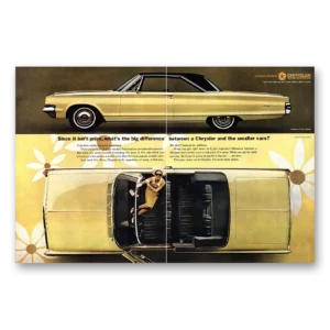 1965 Chrysler Newport Print Ad | Big Difference