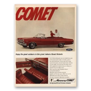 1965 Mercury Comet Print Ad | Great Outdoors