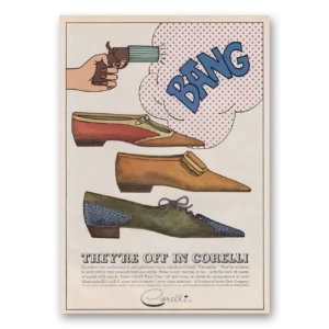 1965 Corelli Shoes Print Ad | Bang