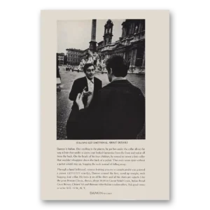 1965 Damon of Italy Print Ad | Italians