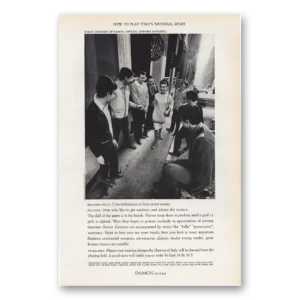 1965 Damon of Italy Print Ad | Playing Field