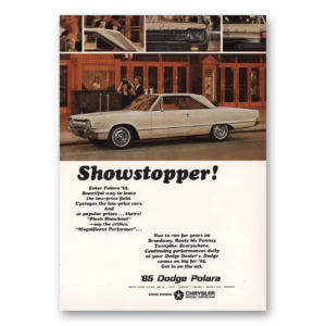 1965 Dodge Polara Print Ad | Showstopper