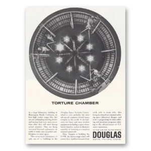 1965 Douglas Print Ad | Torture Chamber