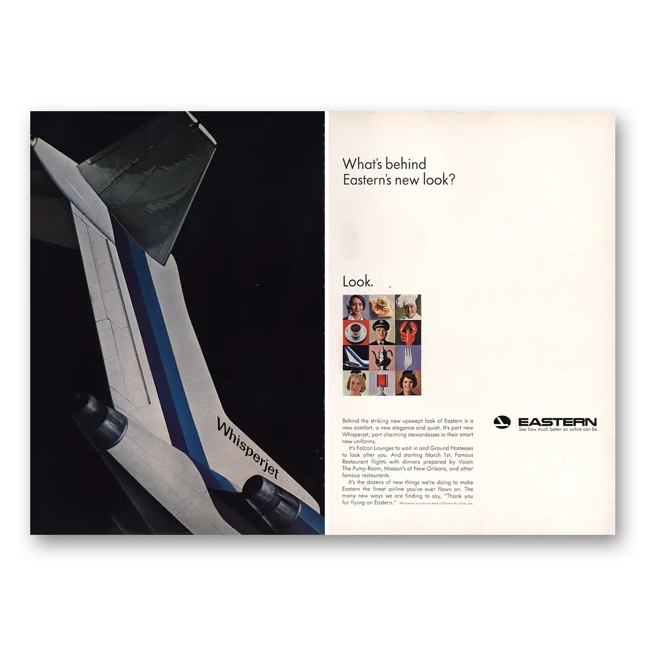 1965 Eastern Airlines Print Ad | Easterns New Look
